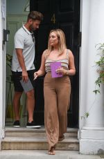 CHARLOTTE CROSBY and Joshua Ritchie Out in London 07/02/2019