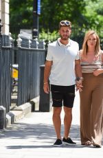 CHARLOTTE CROSBY and Joshua Ritchie Out in London 07/02/2019