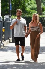 CHARLOTTE CROSBY and Joshua Ritchie Out in London 07/02/2019