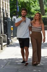 CHARLOTTE CROSBY and Joshua Ritchie Out in London 07/02/2019