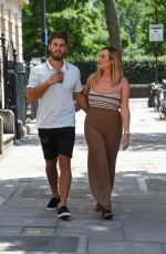 CHARLOTTE CROSBY and Joshua Ritchie Out in London 07/02/2019