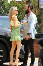 CHARLOTTE MCKINNEY Arrives at 4th of July Party in Malibu 07/07/2019