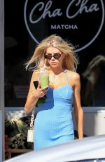 CHARLOTTE MCKINNEY Leaves Cha Cha Matcha in West Hollywood 07/26/2019