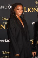 CHLOE and HALLE BAILEY at The Lion King Premiere in Hollywood 07/09/2019