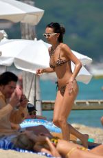 CHLOE BARTOLI in BIkini on the Beach in St Tropez 07/01/2019