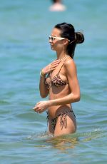 CHLOE BARTOLI in BIkini on the Beach in St Tropez 07/01/2019