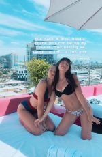 CHLOE EAST and Friend in Bikinis - Instagram Photos 07/23/2019