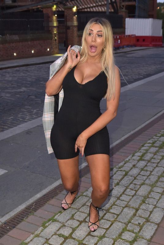 CHLOE FERRY on the Set of Geordie Shore in Newcastle 07/05/2019