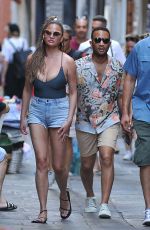 CHRISSY TEIGEN Out in Porto Venere 07/04/2019