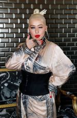 CHRISTINA AGUILERA at Jean Paul Gaultier Haute Couture Fall/Winter 2019/2020 Show in Paris 07/03/2019