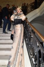 CHRISTINA AGUILERA at Jean Paul Gaultier Haute Couture Fall/Winter 2019/2020 Show in Paris 07/03/2019