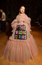 CHRISTINA AGUILERA at Viktor & Rolf Show at Paris Fashion Week 07//03/2019