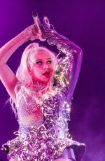 CHRISTINA AGUILERA Performs at a Concert in Locarno 07/15/2019