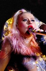 CHRISTINA AGUILERA Performs at a Concert in Locarno 07/15/2019