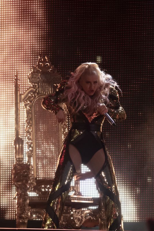 CHRISTINA AGUILERA Performs at Jazz Open Festival 07/13/2019