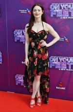 CHRISTINA BENNINGTON at On Your Feet! Press Night in London 06/27/2019