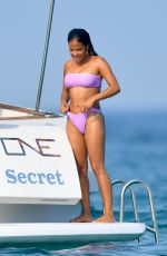 CHRISTINA MILIAN in Bikinis at a Boat in French Riviera 06/29/2019