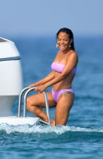 CHRISTINA MILIAN in Bikinis at a Boat in French Riviera 06/29/2019