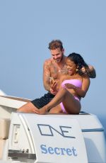 CHRISTINA MILIAN in Bikinis at a Boat in French Riviera 06/29/2019