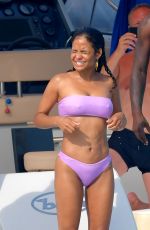 CHRISTINA MILIAN in Bikinis at a Boat in French Riviera 06/29/2019