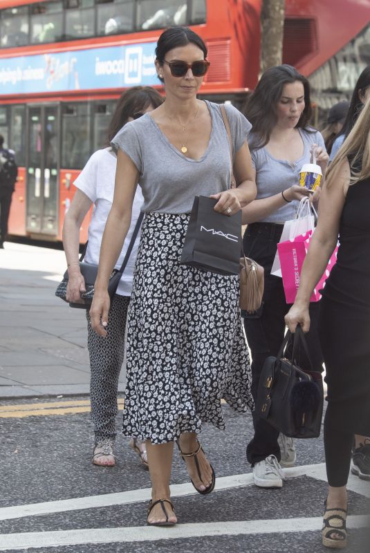 CHRISTINE LAMPARD Out Shopping on Kings Road in London 07/16/2019