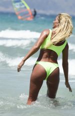 CHRISTINE MCGUINNESS in Bikini at a Beach in Spain 07/05/2019