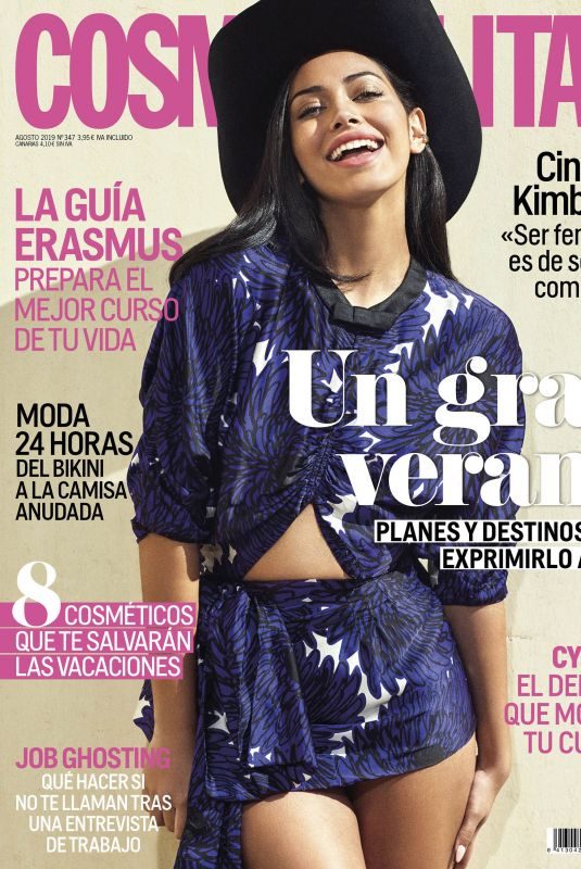 CINDY KIMBERLY for Cosmopolitan Magazine, August 2019