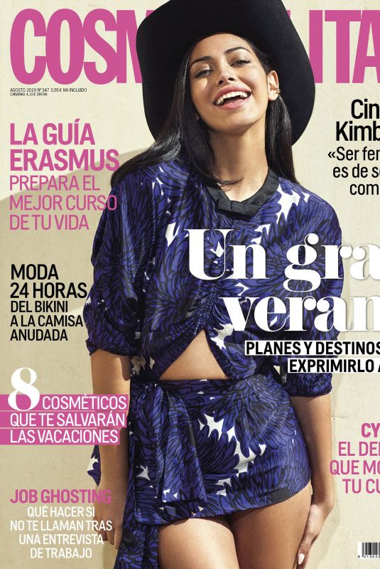 CINDY KIMBERLY for Cosmopolitan Magazine, August 2019