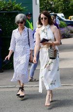 CLAIRE FOY Arrives at Wimbledon Tennis Championships 07/11/2019