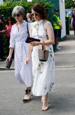 CLAIRE FOY Arrives at Wimbledon Tennis Championships 07/11/2019