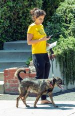 CRISTINA RODLO Out with Her Dog in Loz Feliz 07/02/2019
