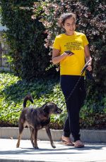 CRISTINA RODLO Out with Her Dog in Loz Feliz 07/02/2019