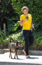 CRISTINA RODLO Out with Her Dog in Loz Feliz 07/02/2019