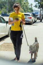 CRISTINA RODLO Out with Her Dog in Loz Feliz 07/02/2019