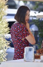 CRYSTAL REED Buys Flowers and Jewelry in Los Angeles 07/25/2019