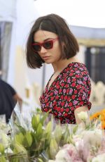 CRYSTAL REED Buys Flowers and Jewelry in Los Angeles 07/25/2019