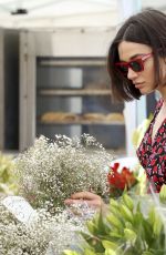 CRYSTAL REED Buys Flowers and Jewelry in Los Angeles 07/25/2019