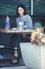 CRYSTAL REED Out for Lunch in Beverly Hills 07/10/2019