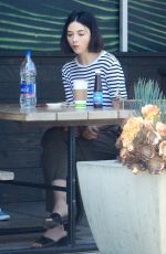 CRYSTAL REED Out for Lunch in Beverly Hills 07/10/2019