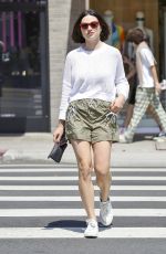 CRYSTAL REED Shows off Her New Short Haircut Out in Beverly Hills 07/11/2019