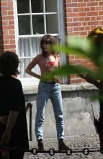 DAISY EDGAR JONES on the Set of Normal People in Dublin 07/23/2019