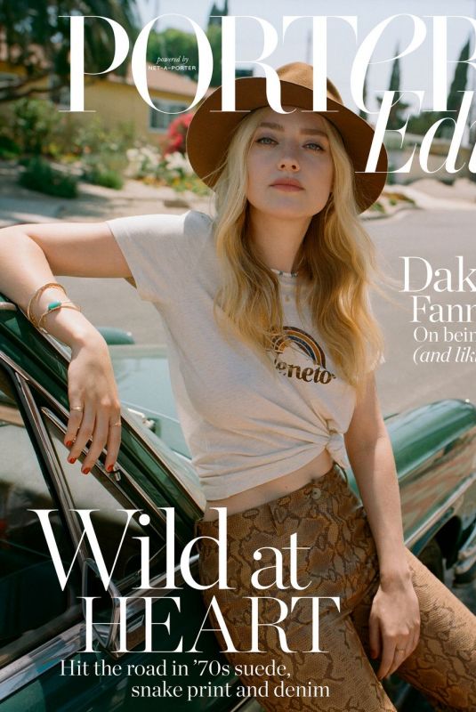DAKOTA FANNING in Edit by Net-a-porter, July 2019