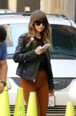 DAKOTA JOHNSON and Iice Cube on the Set Covers in Los Angeles 07/02/2019