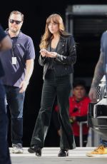 DAKOTA JOHNSON Arrives on the Set of Covers in Los Angeles 07/15/2019