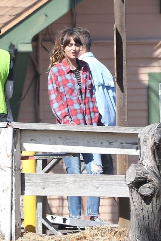 DAKOTA JOHNSON on the Set of Covers at Catalina Island 07/29/2019