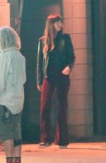 DAKOTA JOHNSON on the Set of Covers in Los Angeles 07/17/2019