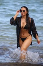 DAPHNE JOY in Bikini on the Beach in Miami 07/16/2019