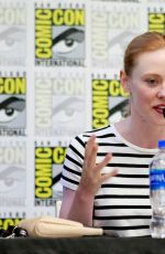 DEBORAH ANN WOLL at All Things RPG-e: Geek & Sundry Panel at 2019 Comic-con in San Diego 07/18/2019