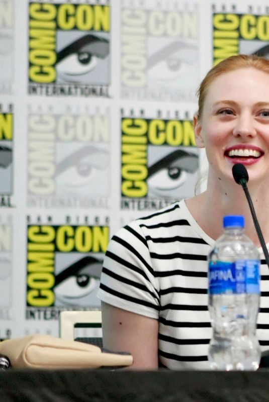 DEBORAH ANN WOLL at All Things RPG-e: Geek & Sundry Panel at 2019 Comic-con in San Diego 07/18/2019
