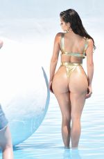 DEMI ROSE in Metallic Gold Bikini at a Photoshoot in Los Angeles 07/02/2019